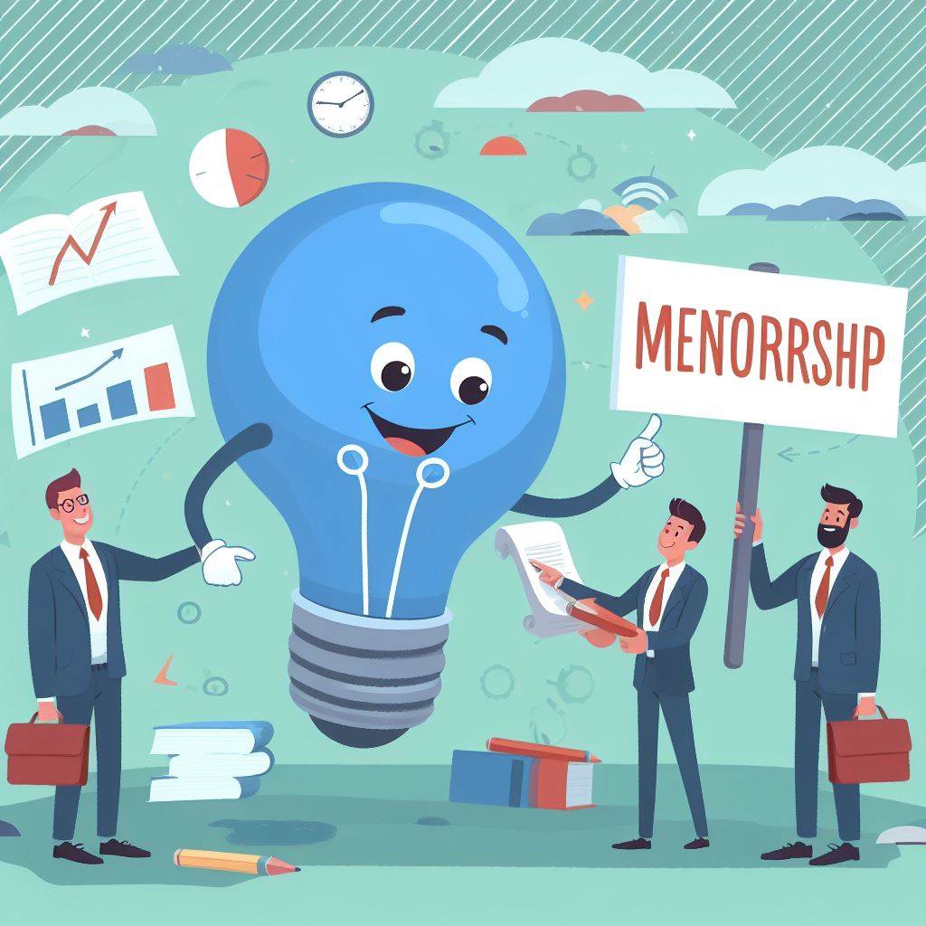 Mentorship Cartoon Image